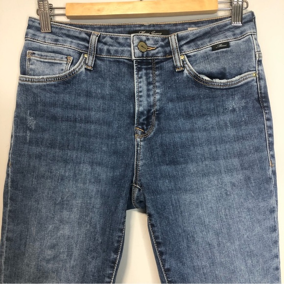 MAVI Alissa High-Rise Super Skinny Distressed Raw Hem Jeans, size 27 - Picture 4 of 14